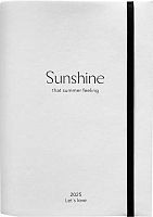 Ежедневник 2025г. А5 176л. INFOLIO кож.зам. "Universe" I1527/white белый,2ляссе