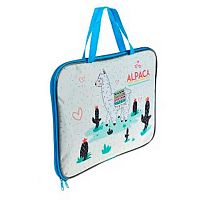 Сумка-планшет А4 ПЧЕЛКА ПШ-1 "Путешествие Альпаки"