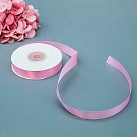 Лента 1,2см*22,85м атласная ярко-розовая Микрос ч37726
