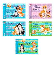 Альбом для рис.24л. ХАТ спираль "Из жизни корги" перф.на отрыв,асс.