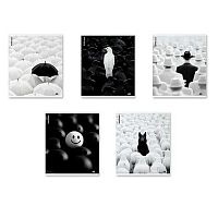 Тетрадь 48л. (клетка) EK "Black Focus" 64874 мат.лам.,выб.уф-лак,асс.