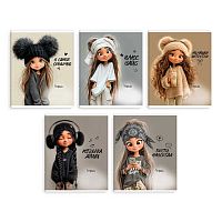 Тетрадь 18л. (клетка) ФЕНИКС "Девчонки на стиле" 70905 выб.уф-лак,мел.карт.,асс.