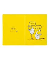 Обложка д/паспорта ДПС "Гуси жёлтый" 2203.ГУС1 ПВХ,134*188мм