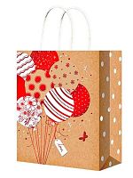 Пакет подар. Миленд Крафт "С днём рождения, красный" ППК-4385 18*23*10см