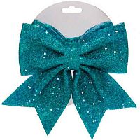 Бант на ёлку 15*20см "Шик" изумруд 185-0846