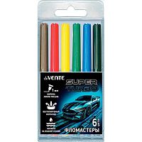 Фломастеры  6цв. deVENTE "Super Turbo" 5080631 вент.колп.,пластик.блист.