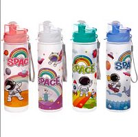 Бутылка д/воды 700мл "Космос" 359-1251 пластик,асс.