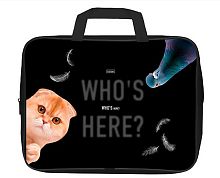 Сумка-планшет А4 ХАТ "Кто здесь?" 31129 текстиль,с ручками