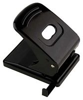 Дырокол  45л. ATTOMEX 4020315 металл. с линейкой, черный, к/к