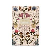 Тетрадь 40л. (линейка) BV "Symmetrical Flora" 7-40-505/33 мат.лам.soft touch,фольга