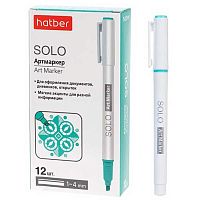 Маркер текст. ХАТ "Solo Пастель Небо" 088693 голубой,двухстор.,1мм/4мм