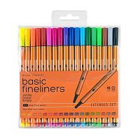 Линеры д/скетчинга 18цв. BV "Basic. Summe" 36-0039 0,4мм ПВХ карман