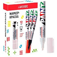 Маркер-краска 4мм deVENTE 5043700 белый,скош.