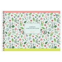 Альбом для рис.40л. BG спираль "Цветочный вальс" 06792 160г/м2