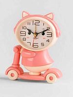 Часы-будильник АЛЕФ "Kitty ride time" HD3434B-01