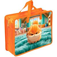 Папка пластик,с ручками А4 deVENTE "Angry Cat" 8057621 с расш.10см,400мкм,молния