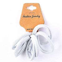 Резинка д/волос КОКОС 200462 (набор 6шт) ,4см,белый