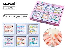 Ногти накладные MAZARI M-20389 полипропилен (12шт.)