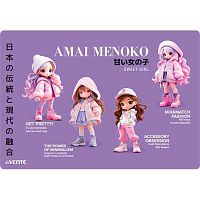 Покрытие настольное д/лепки deVENTE 33*23см "Amai Menoko" 8061613 пластик,600мкм