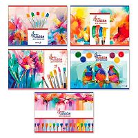 Альбом для рис.48л. СВЕТОЧ "АРТ букет" А259 (01722) на скобе