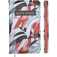 Планинг карм. н/д 100*170мм  80л. deVENTE кож.зам. "Botanic" 2239651 бело-коричн.,кор.срез,бел.бум.