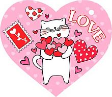 0.2-79-14269 Открытка Love (20шт) (подвеска) (МО)