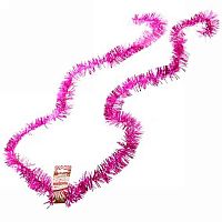 Мишура 2м 5см "Классика" розовый 215-189