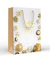 Пакет подар. (ML) "Золотые шары" 15.16.02095 22*31*10см