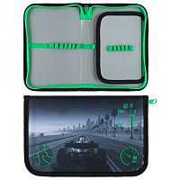 Пенал 1отд. 200*130*30 КОКОС "Sport car" ПО-41/261740 карт.,ткань,откидн.планка
