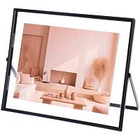 Фоторамка 15*20см "Black style" 640-1293 гориз.,метал.