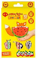 Фломастеры JUMBO 10цв. Каляка-Маляка ФАКМ10 аромат.,вент.колп.,кругл.корп.,трехгр.захват,к/к