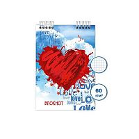 Блокнот ПС 24л. "Сердца" А7 спираль Бг24/38