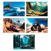 Альбом для рис.12л. ХАТ "Попутный ветер" ECO,на скобе,асс.