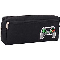 Пенал-косметичка deVENTE 200*85*45 "Game Time" 7020639 (50предм.) прямоуг.,чёрн.,полиэстер