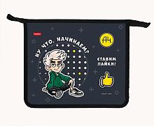 Папка д/тетрадей А5 ХАТ "Влад А4" 01032 1отд.,пласт.,на молн.