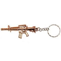 Брелок "Автомат" 6,5см золото Кбр348 (набор 12шт)