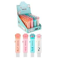 Ластик выдвижной КОКОС TWINGO "Лапка" 231208 каучук.,90*27*16,пластик.футл.,асс.