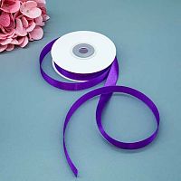 Лента 1,2см*22,85м атласная тёмно-сиреневая Микрос ч37720