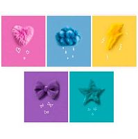 Тетрадь 96л. (клетка) ЭКСМО "Fuzzy Dreams" ТК969715 мел.карт.,лам.soft touch