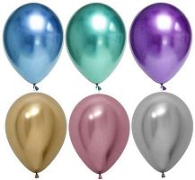 Шары возд. Микрос 12" Хром ассорти 5диз.Ч41623