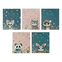 Тетрадь 12л. (клетка) ФЕНИКС "Сказочные животные" 70899 выб.уф-лак,мел.карт.,асс.	