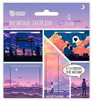 Закладки магнитные SchoolФормат "Аниме комикс" НМЗ-АК (4шт.)