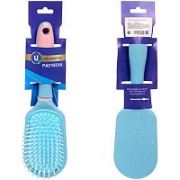 Расчёска массажная Ultramarine "Beauty Bar Viki" 452-1148 небесно-голубой,трапеция