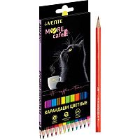 Карандаши 12цв. deVENTE "MooreCafe" 5022627 шестигр.,2М,гриф.2,8мм,к/к