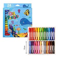 Мелки восковые 24цв. ПГС "Подводный мир" Р23953-5