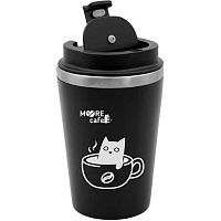 Термокружка 400мл deVENTE "MooreCafe" 8090610 стальная,8-12часов,нерж.сталь,подар.короб.