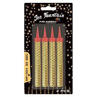 Свеча Микрос "Фонтан настольный" (4шт) 10см 40сек. дб004мф