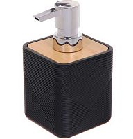 Дозатор д/жидкого мыла "Торонто" 544-322 чёрный,380мл