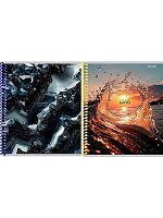 Тетрадь 96л. (клетка) Проф-Пресс спираль "Крупные планы природы" Т96-8345 цв.мел.обл.,асс.