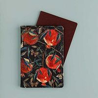 Обложка д/паспорта BV "Flora. Гранат" 3-620/03 экокожа